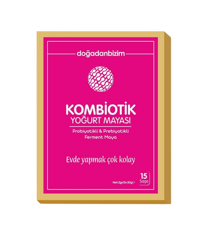 dogadan-bizim-kombiotik-yogurt-mayasi-15li Doğadan Bizim Kombiotik Yoğurt Mayası (15 Saşe) - Görsel 1